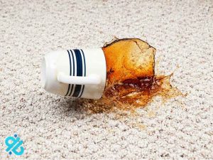 روش پاک کردن لکه قهوه از روی فرش